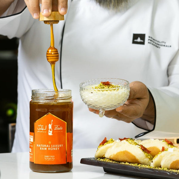 Natural Orange Blossom Honey - Family Pack Jar