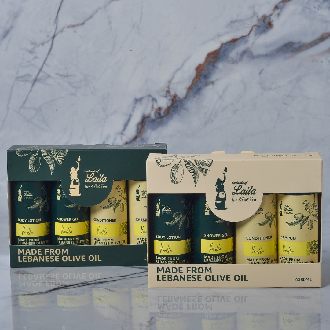Olive Oil Hair & Body Care Kit for Women and Men