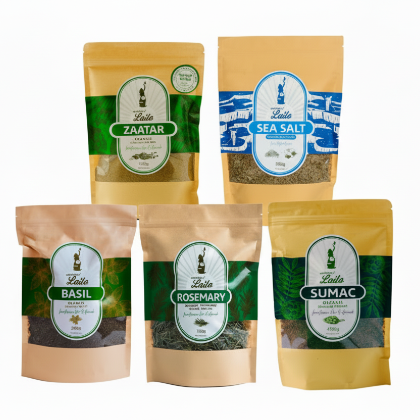 Box of Organic Herbs & Spices
